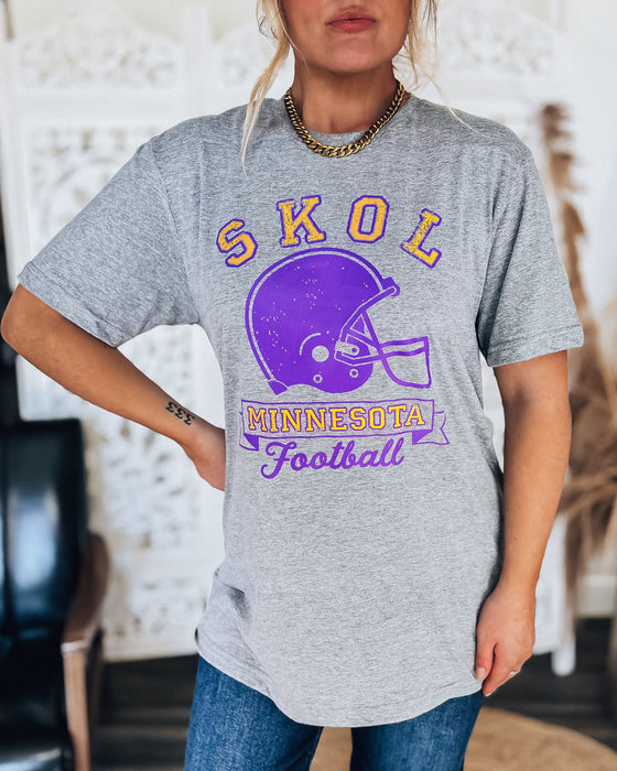 MN Gridiron Tee [heather grey]