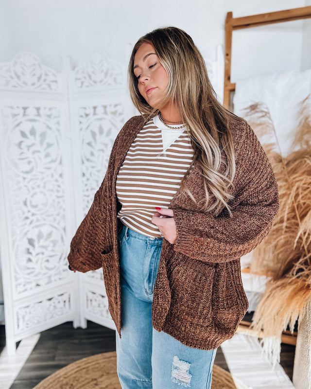 Kenna Knit Cardigan [camel]