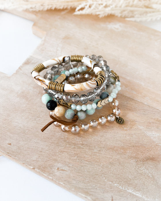 Aubrey Bracelet Set [mint]