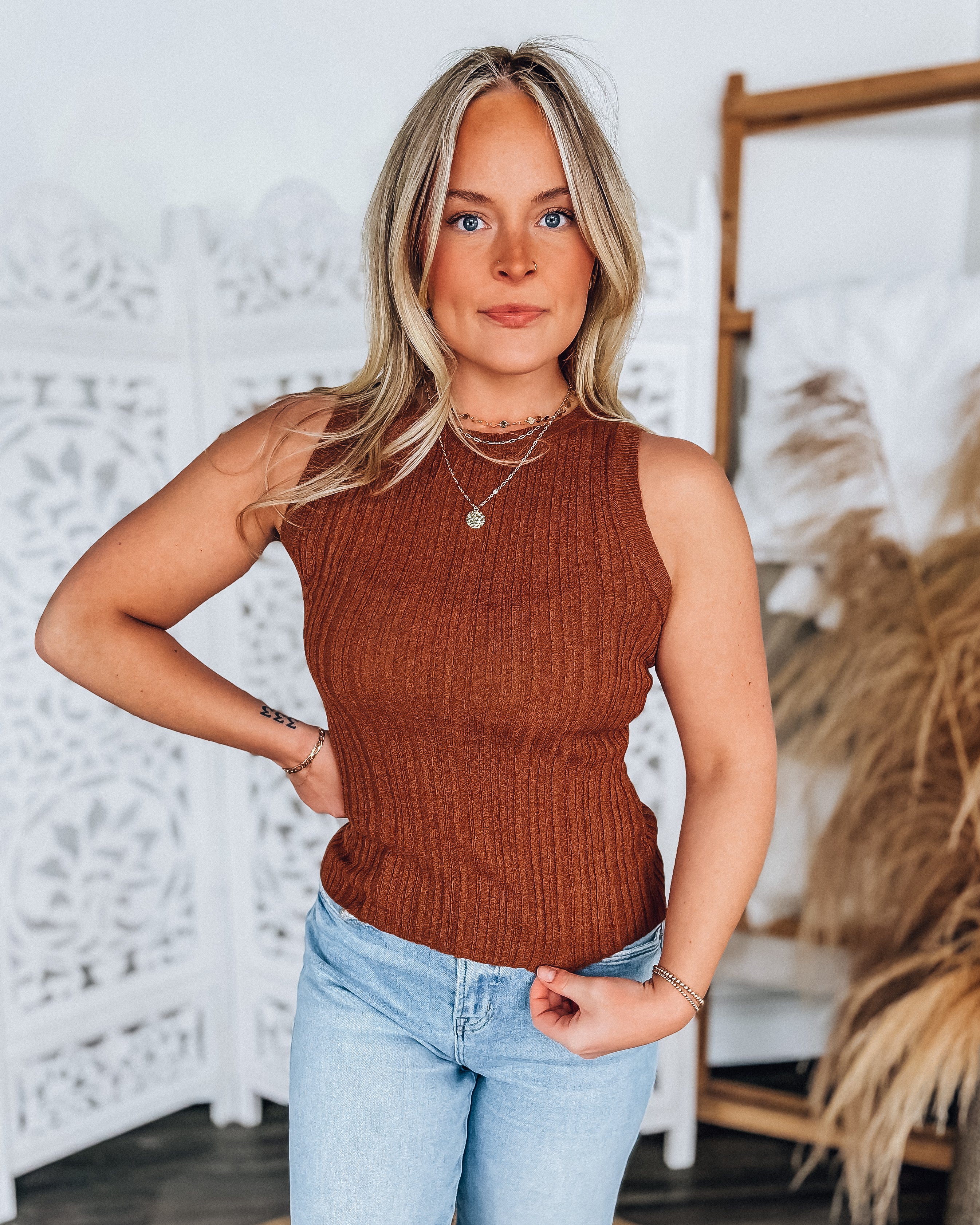 Havana Knit Tank [copper]