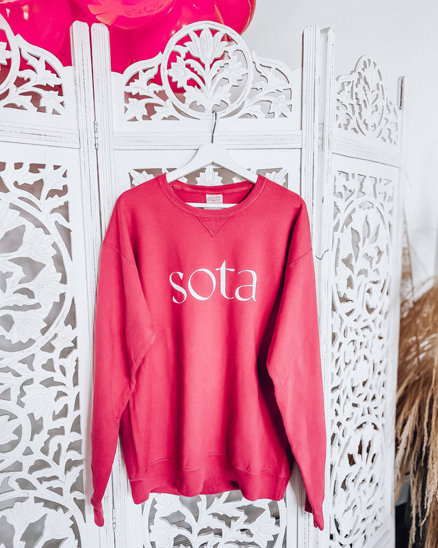 Sota Classico Unisex Crew [vintage red]