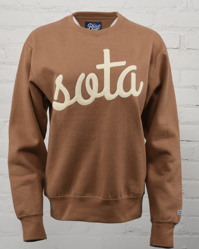 SOTA channel unisex crewneck [camel/cream]