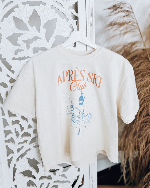 Apres Ski Boxy Tee [cream]