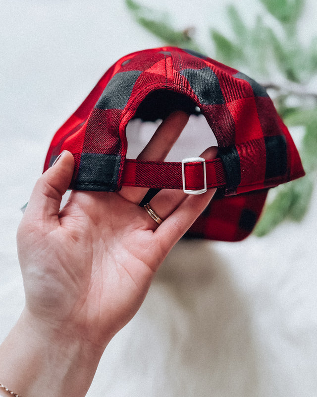 Buffalo plaid 2025 baseball cap