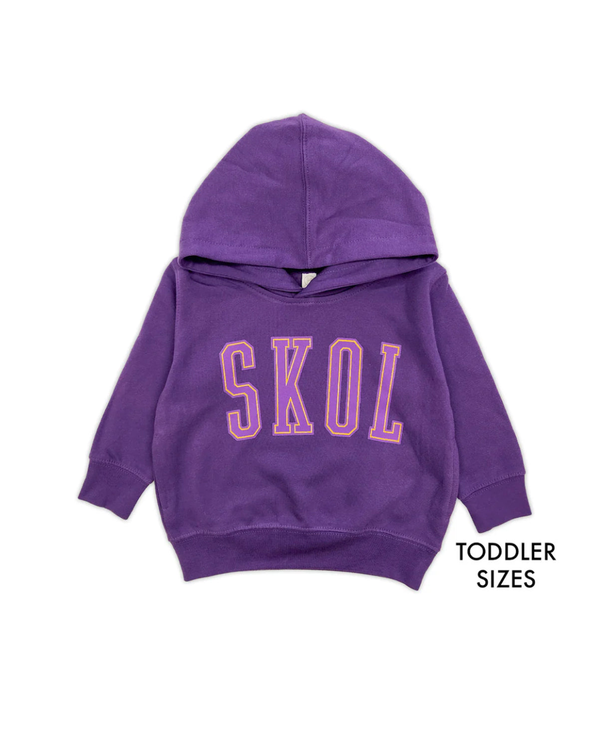 TODDLER  mn varsity SKOL hoodie [ purple]